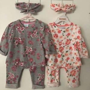 (2) 3pc long sleeve outfit